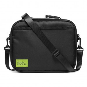 Simple Modern Hadley with Shoulder Strap Lunchtas Zwart | 589260ROT