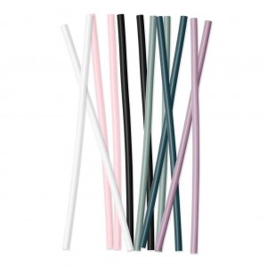 Simple Modern Plastic Reusable Drinking Straws 12 Replacement Straws Gekleurd | 397248YUA