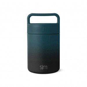 Simple Modern Provision Food Jar Waterflessen Obsidian Groen | 419207WBC