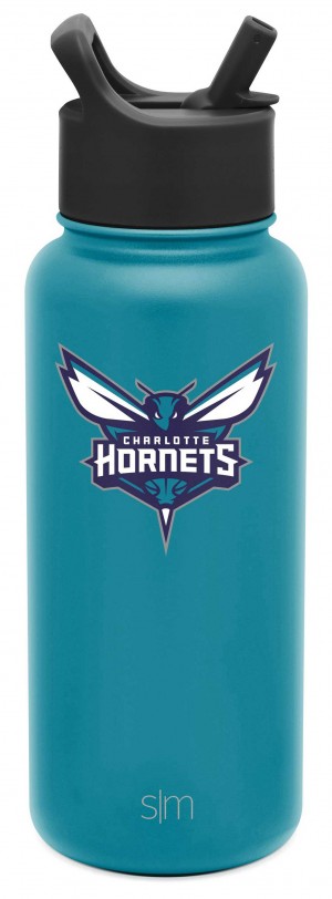 Simple Modern Summit Water Bottle with Straw Lid Waterflessen Turquoise | 561342BNI