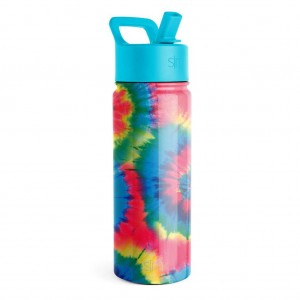 Simple Modern Water Bottle with Straw Lid Waterflessen Gekleurd | 625079MEY