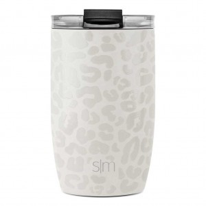 Simple Modern with Clear Flip Lid & Straw Waterflessen Wit | 392514LRH