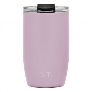 Simple Modern with Clear Flip Lid & Straw Waterflessen Paars | 582971KYU