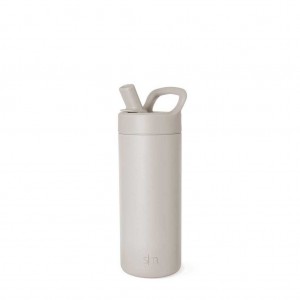 Simple Modern with Manual Straw Lid Waterflessen Wit | 356921QUT