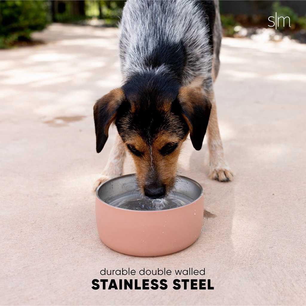 Simple Modern Bentley Pet Bowl Obsidian Groen | 682095NPX