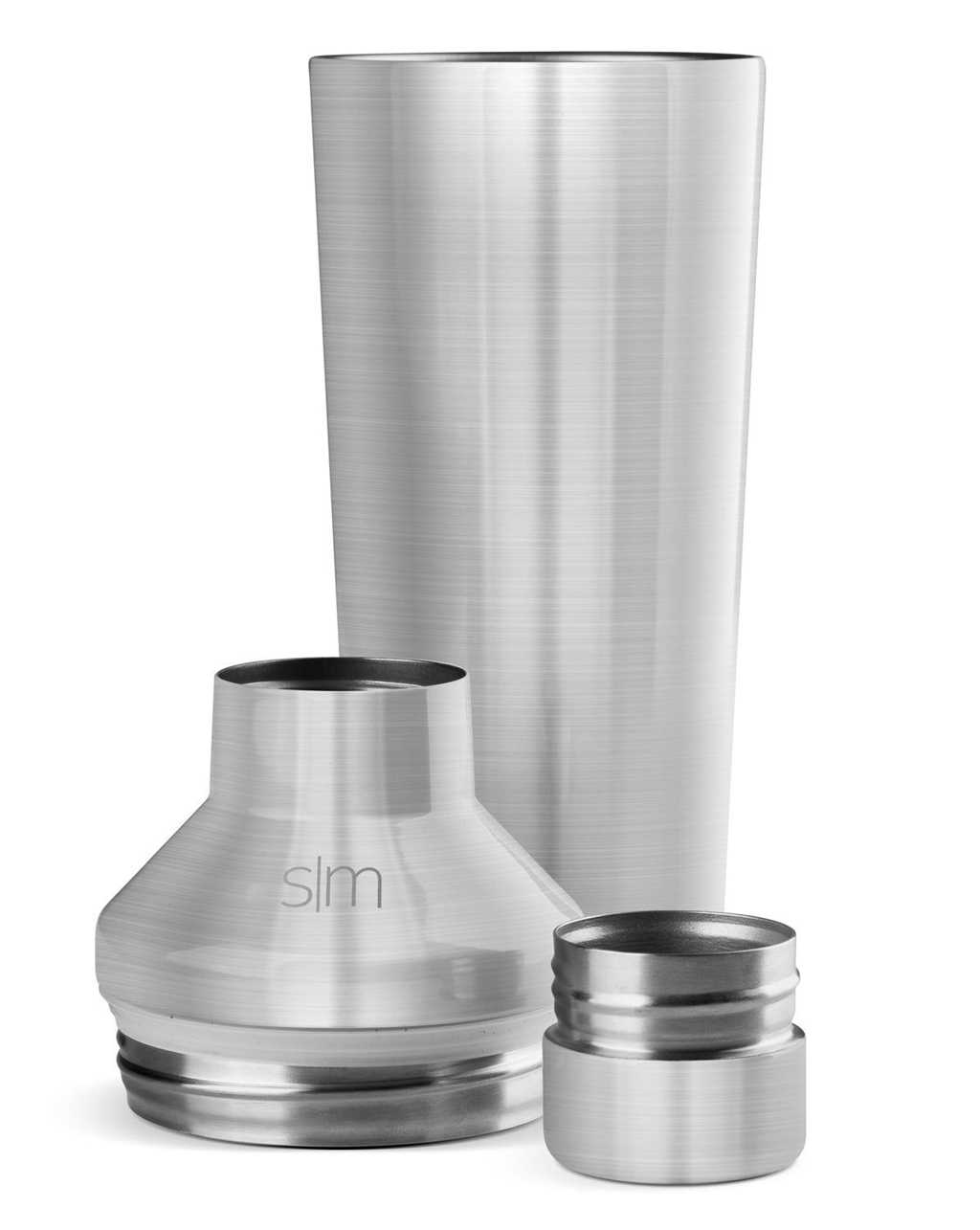 Simple Modern Classic Cocktail Shaker with Jigger Lid Andere Accessoires Zilver | 591238VQX