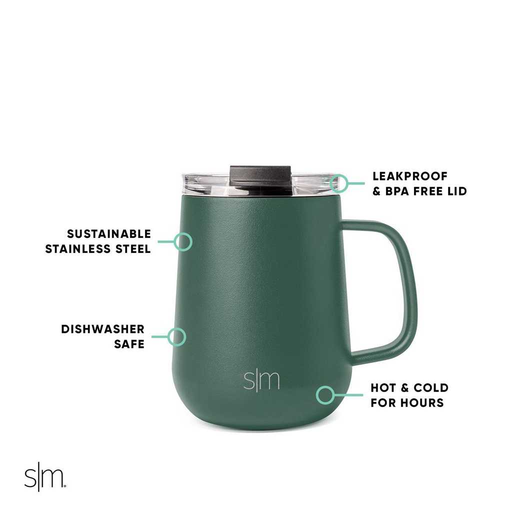 Simple Modern Coffee Mug with Handle Waterflessen Olijfgroen | 826410LKH