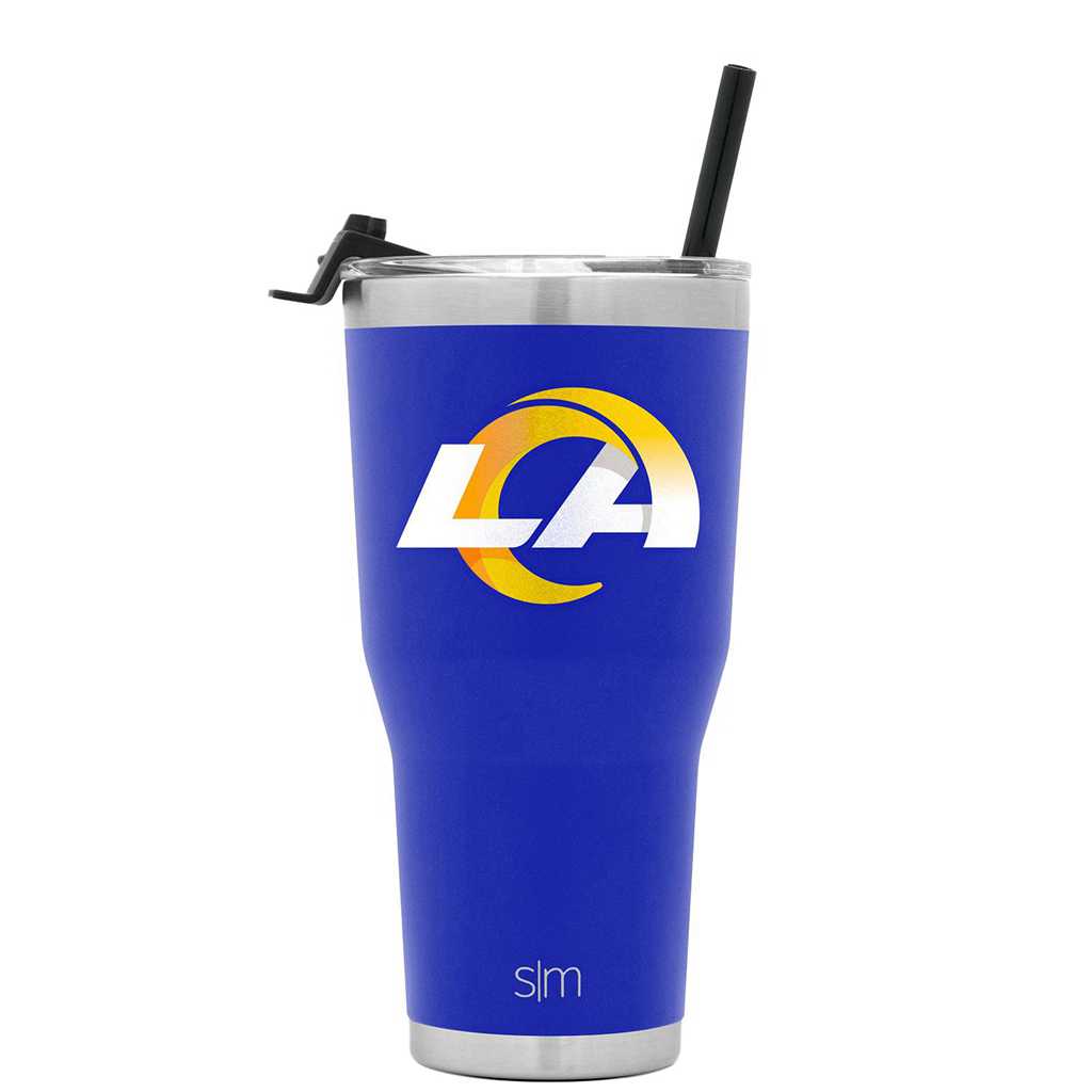 Simple Modern Cruiser Tumbler with Flip Lid and Straw Waterflessen Blauw | 978056ADU