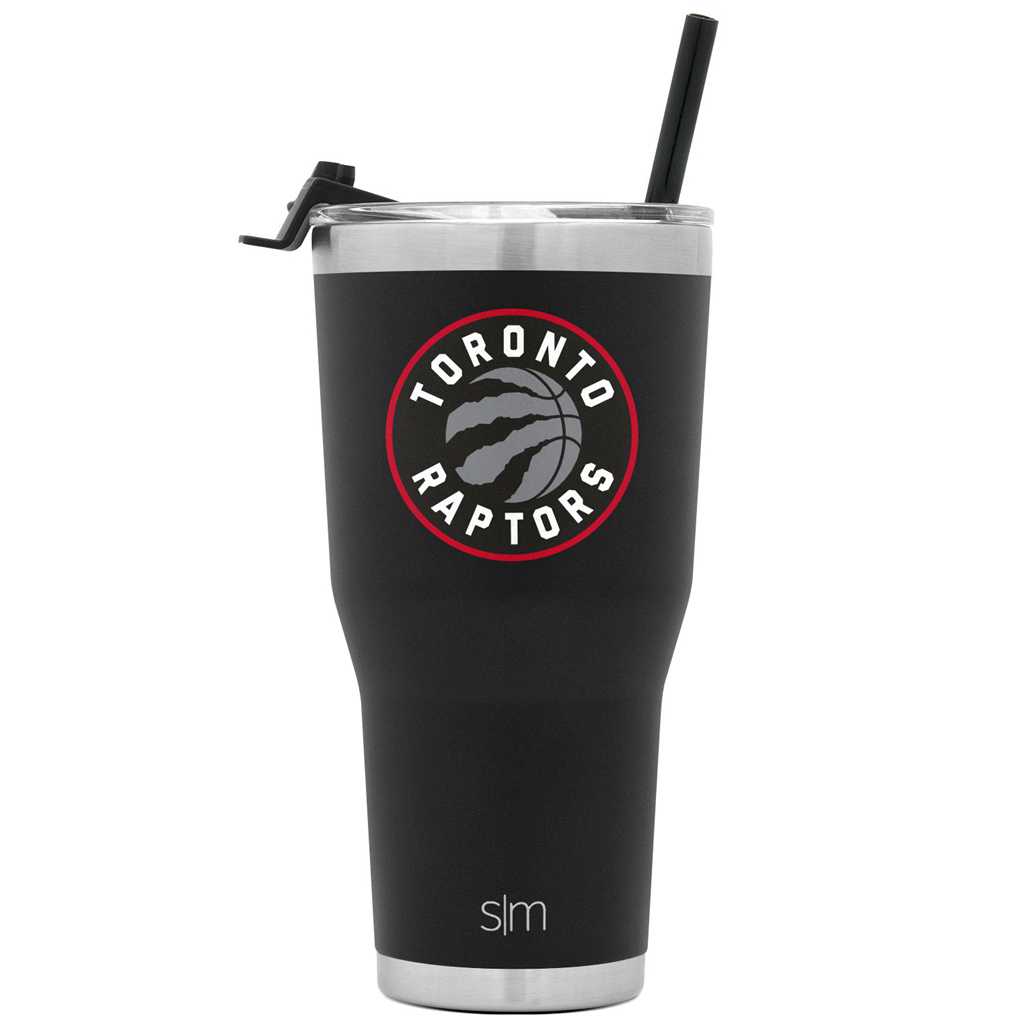 Simple Modern Cruiser Tumbler with Flip Lid and Straw Waterflessen Zwart | 145827IHY