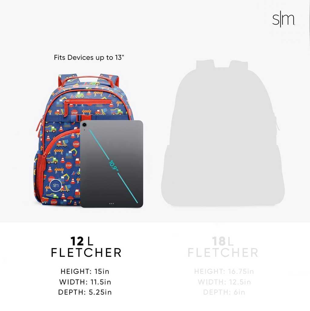 Simple Modern Fletcher Rugzak Blauw | 296785PIF