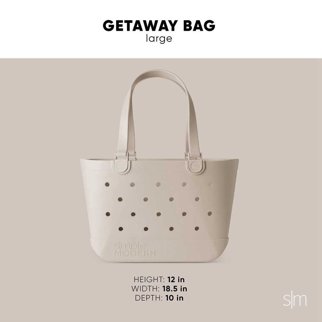 Simple Modern Getaway Tote Beige | 751093DIX