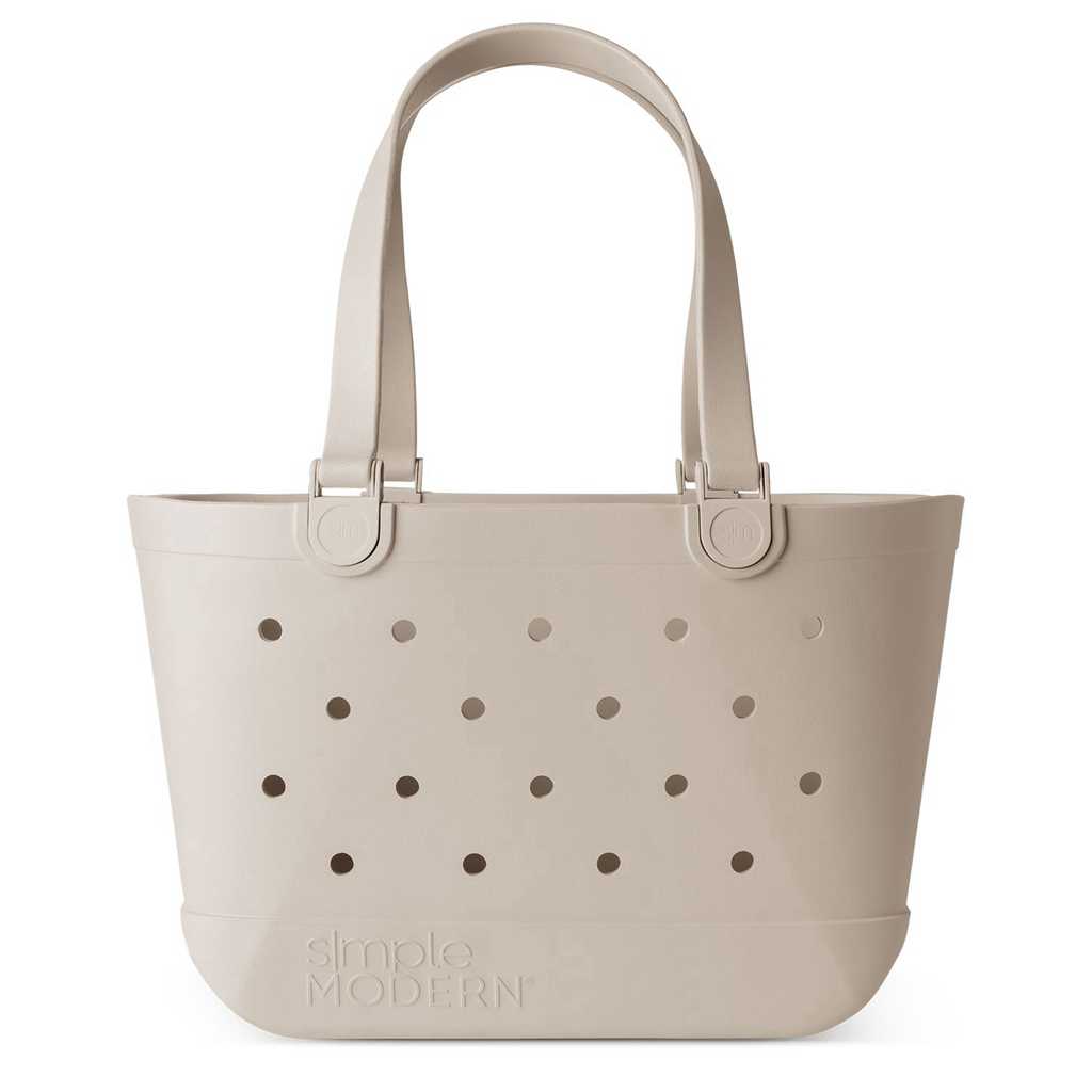 Simple Modern Getaway Tote Beige | 751093DIX