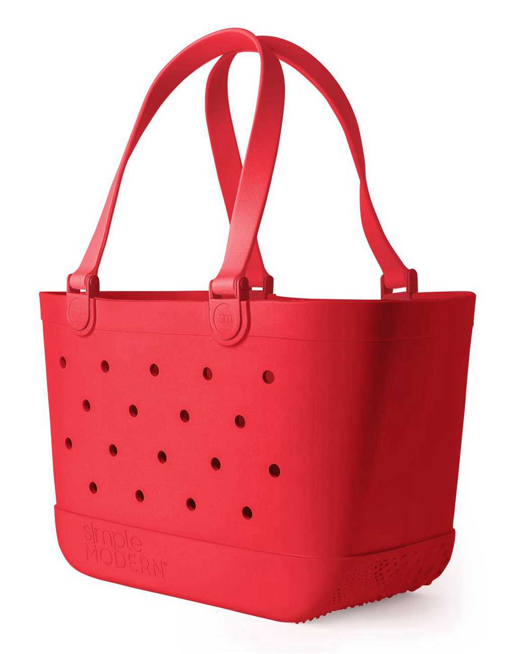 Simple Modern Getaway Tote Rood | 127356OBL