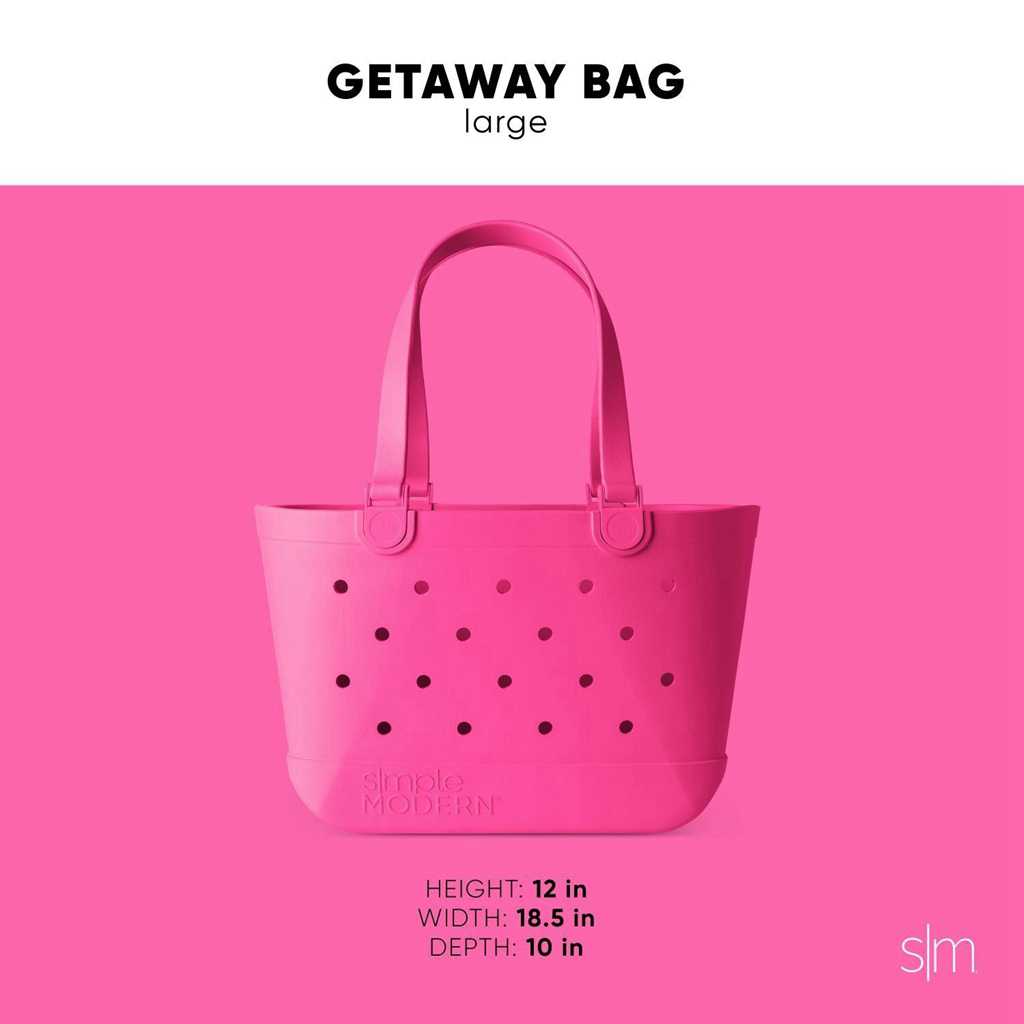 Simple Modern Getaway Tote Roze | 023897FPG