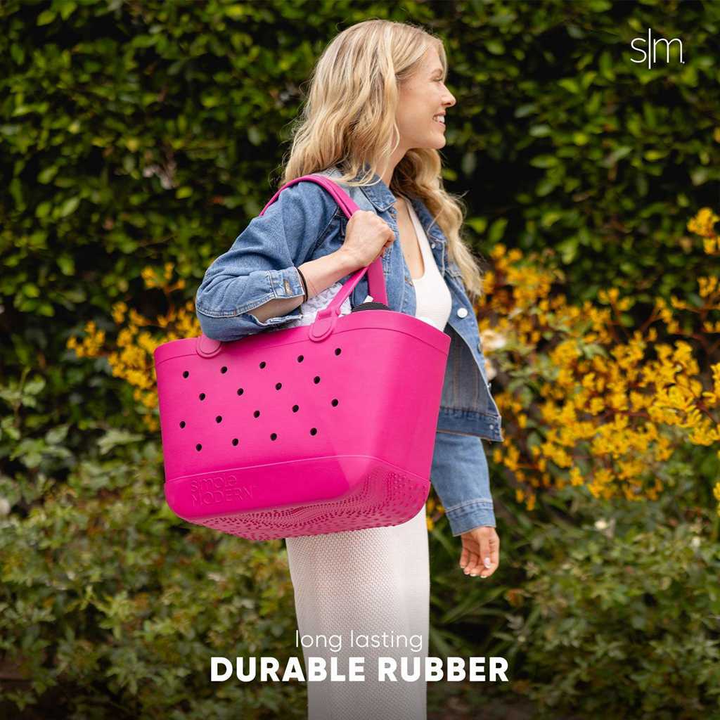 Simple Modern Getaway Tote Roze | 023897FPG