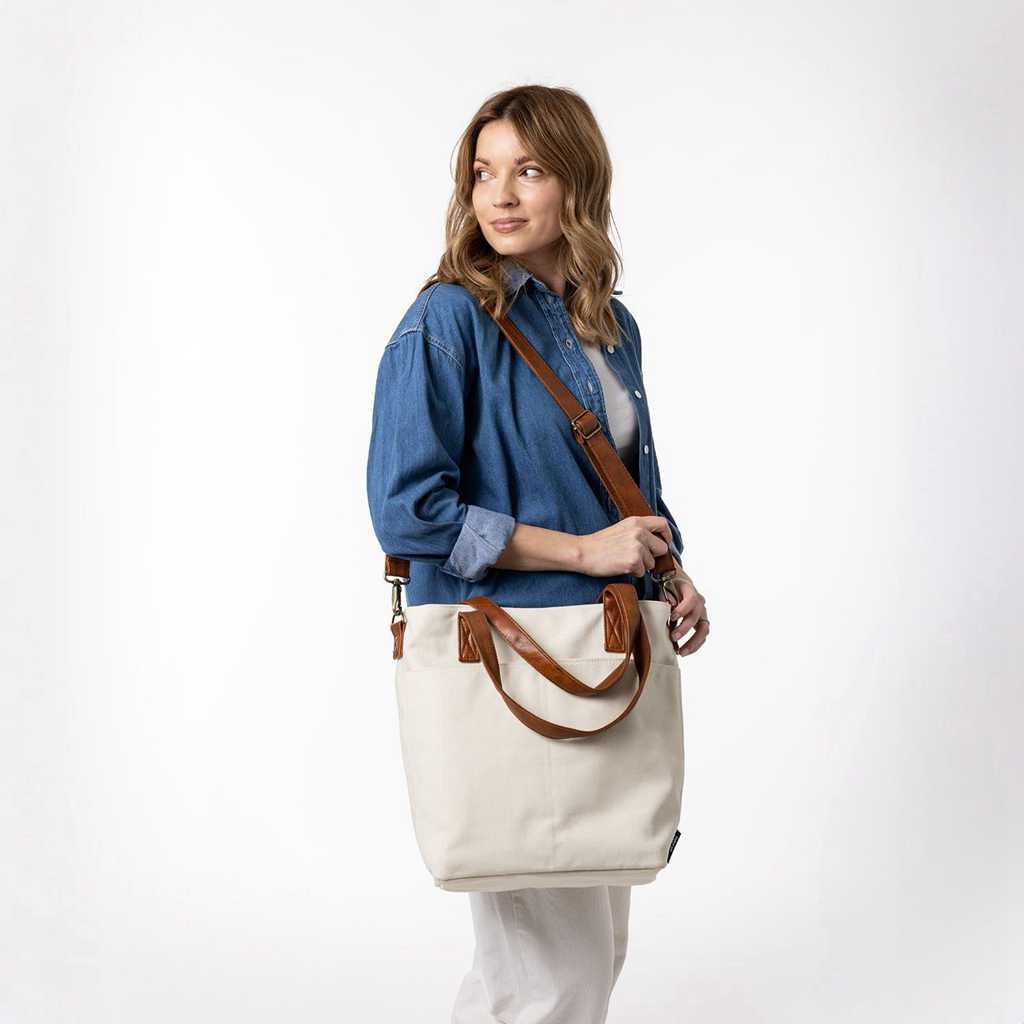 Simple Modern Harper Tote Beige | 230184YTR