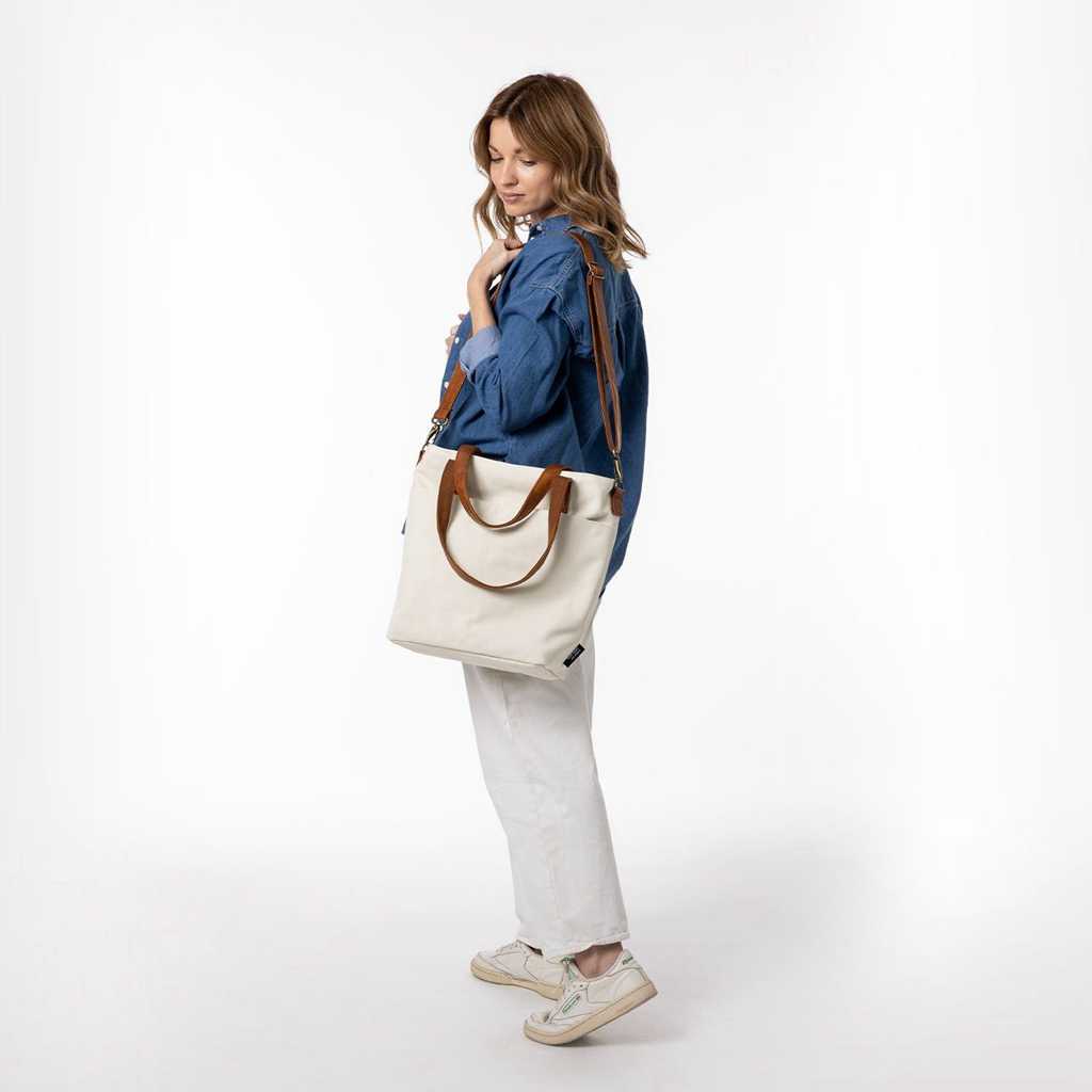 Simple Modern Harper Tote Beige | 230184YTR