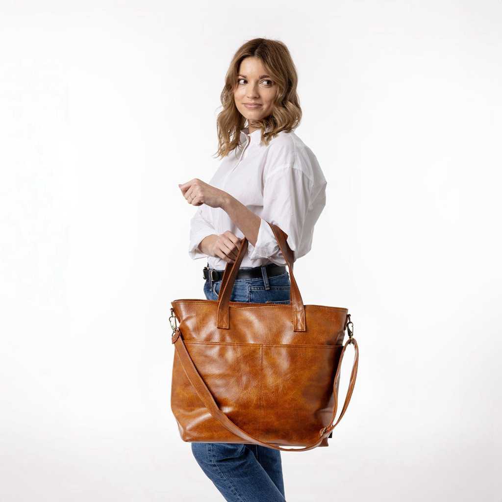 Simple Modern Harper Tote Bruin | 392864DJT