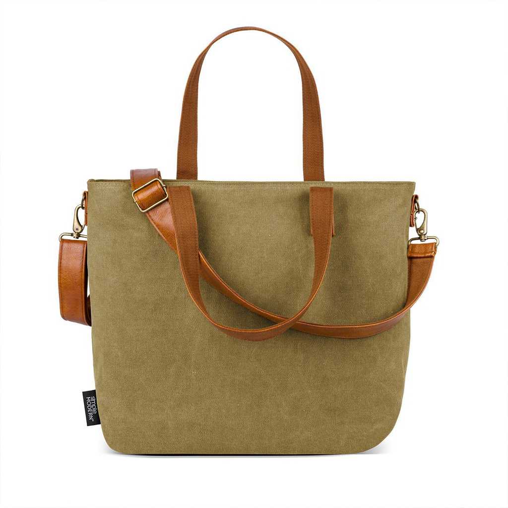 Simple Modern Harper Tote Olijfgroen | 628491UMD