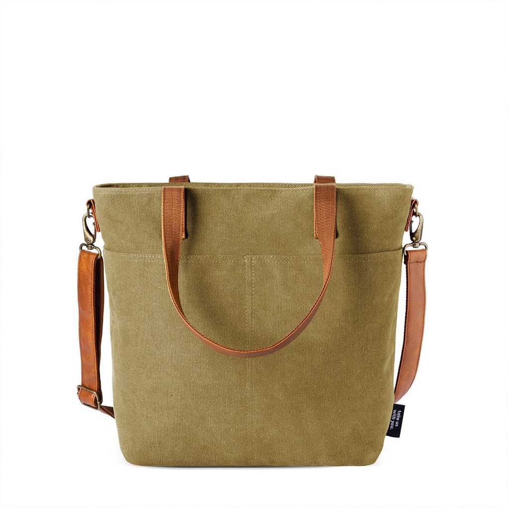 Simple Modern Harper Tote Olijfgroen | 628935NWH