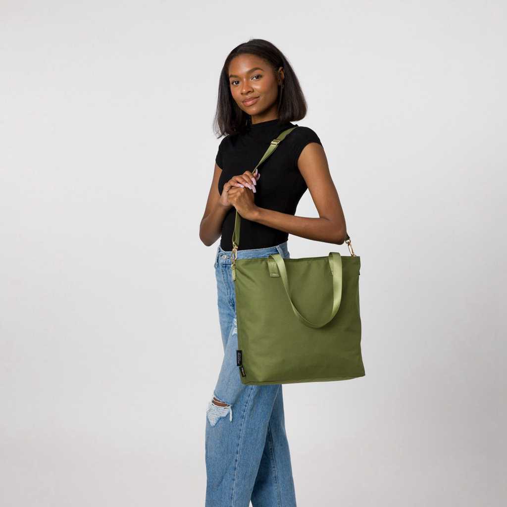 Simple Modern Harper Tote Olijfgroen | 675392ZSQ