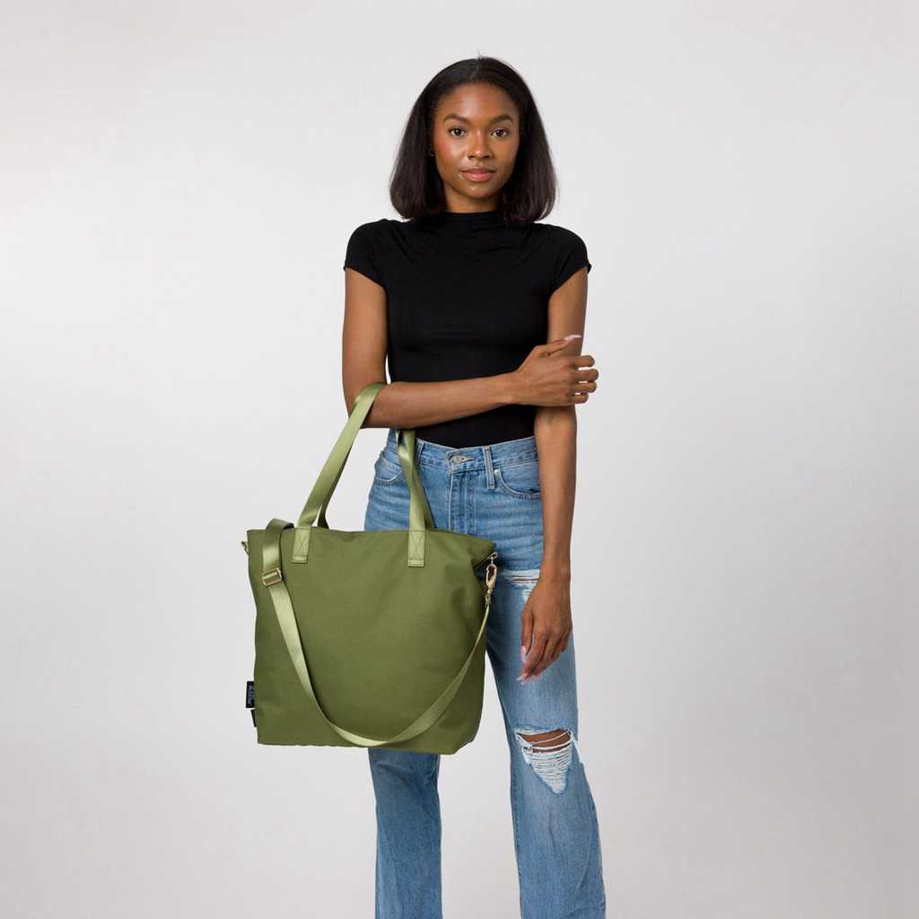 Simple Modern Harper Tote Olijfgroen | 675392ZSQ