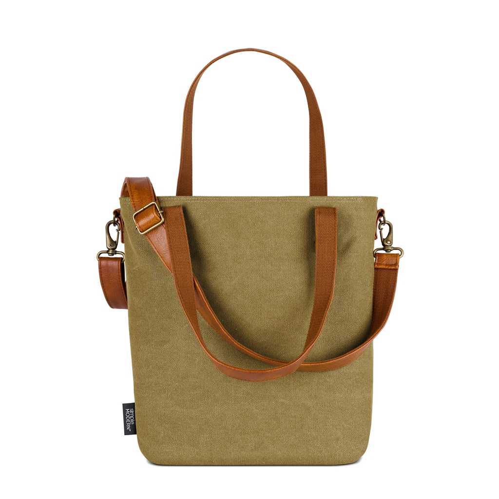 Simple Modern Harper Tote Olijfgroen | 836419NSA