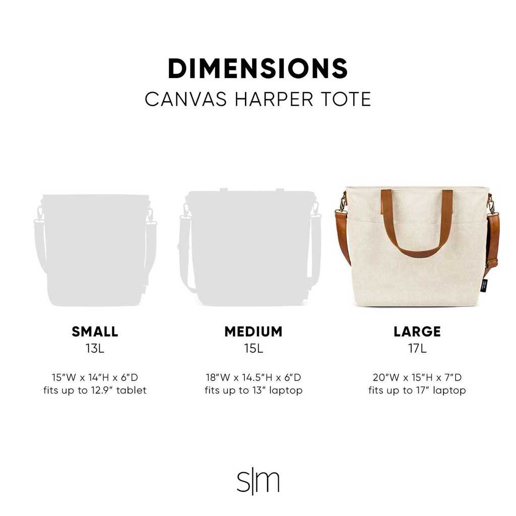 Simple Modern Harper Tote Wit | 230184GMW