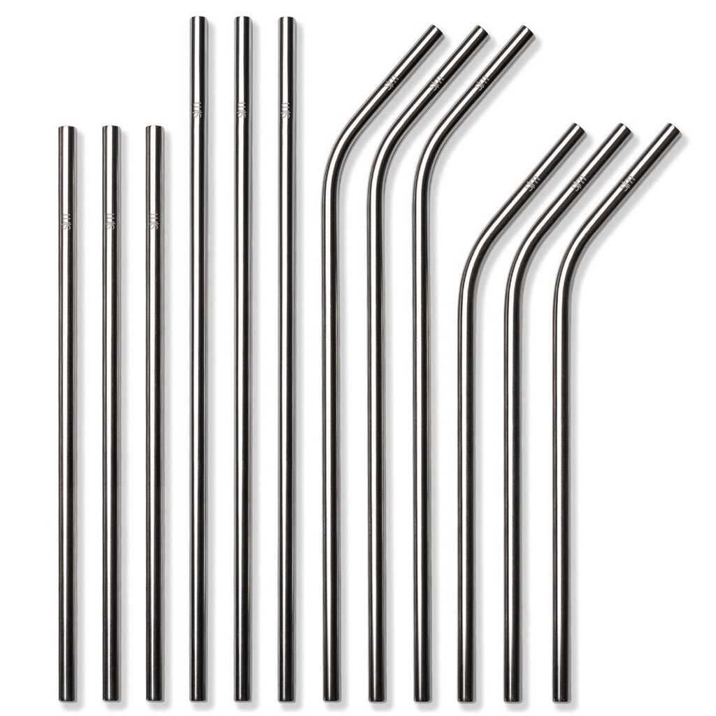 Simple Modern Stainless Steel Reusable Straws Replacement Straws Zilver | 863051BWL