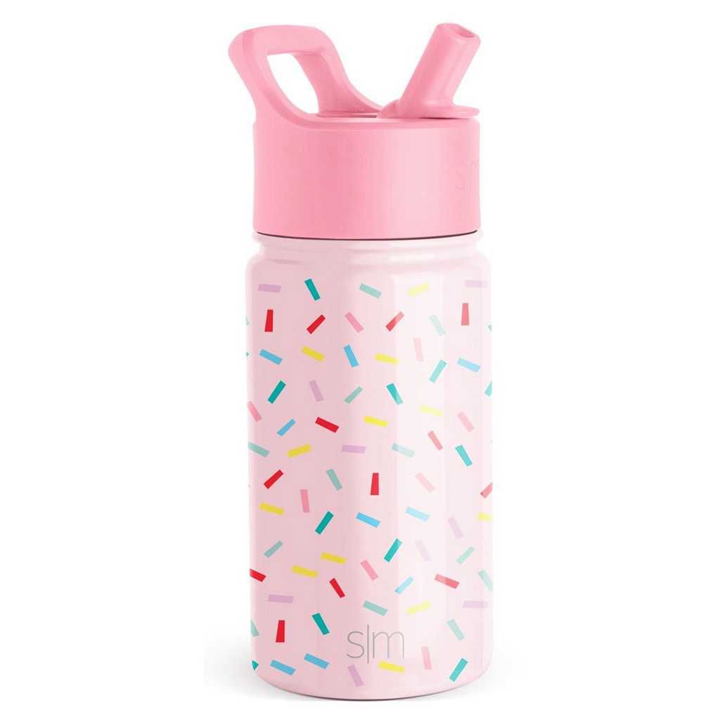 Simple Modern Water Bottle with Straw Lid Waterflessen Roze Roze | 083547DPE