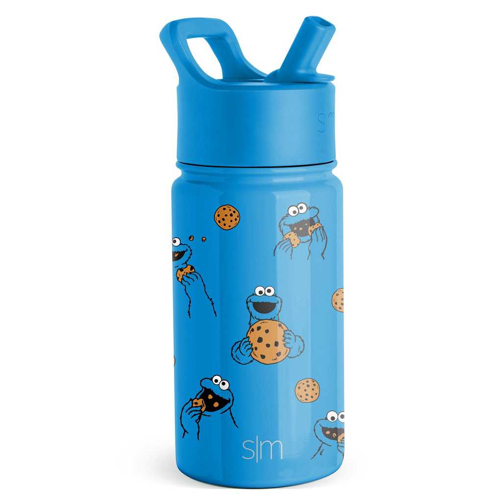 Simple Modern Water Bottle with Straw Lid Waterflessen Blauw | 863401QUE