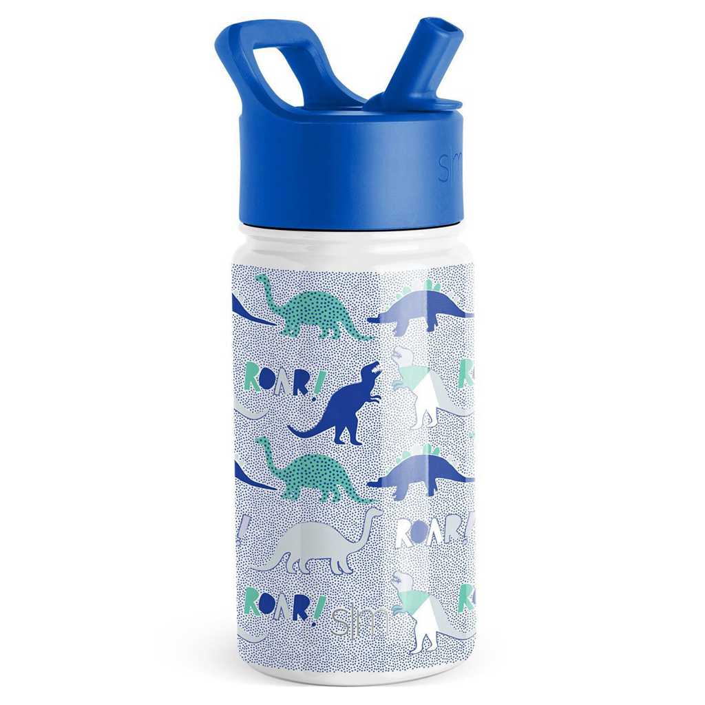 Simple Modern Water Bottle with Straw Lid Waterflessen Lichtindigo | 140396MJQ