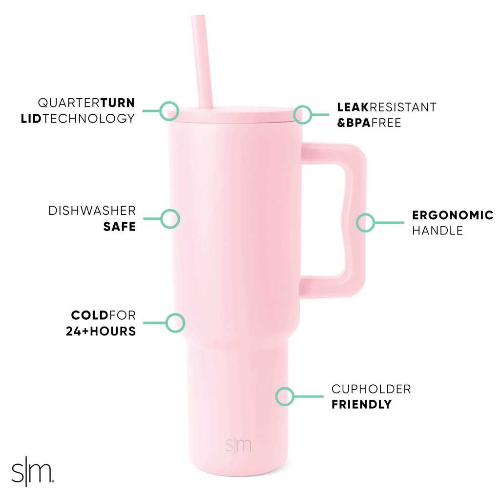 Simple Modern Waterflessen Roze | 458612STN