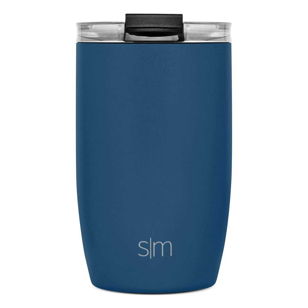 Simple Modern with Clear Flip Lid & Straw Waterflessen Donkerblauw | 548609FGS