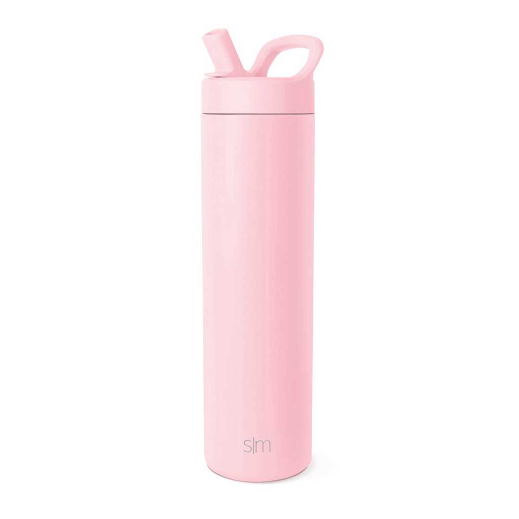 Simple Modern with Manual Straw Lid Waterflessen Roze | 791836NJL