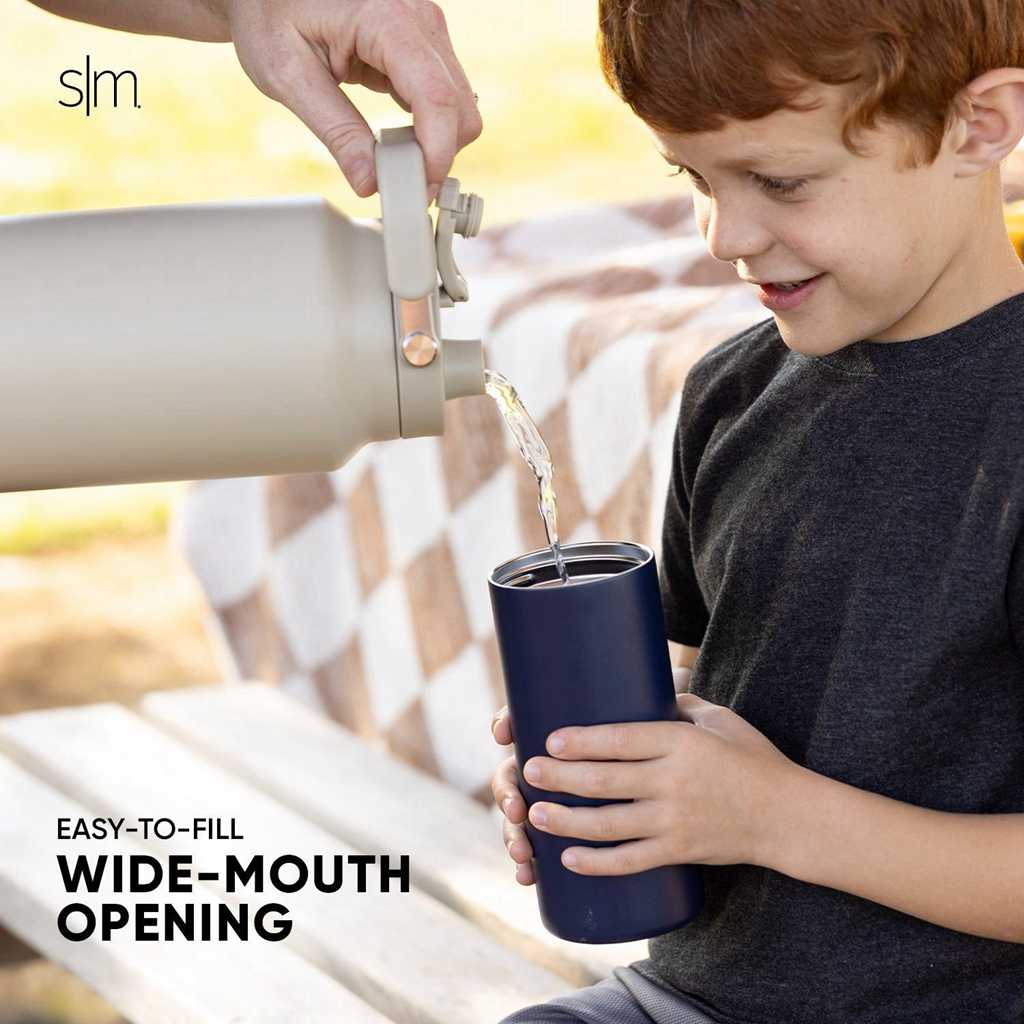 Simple Modern with Manual Straw Lid Waterflessen Wit | 356921QUT